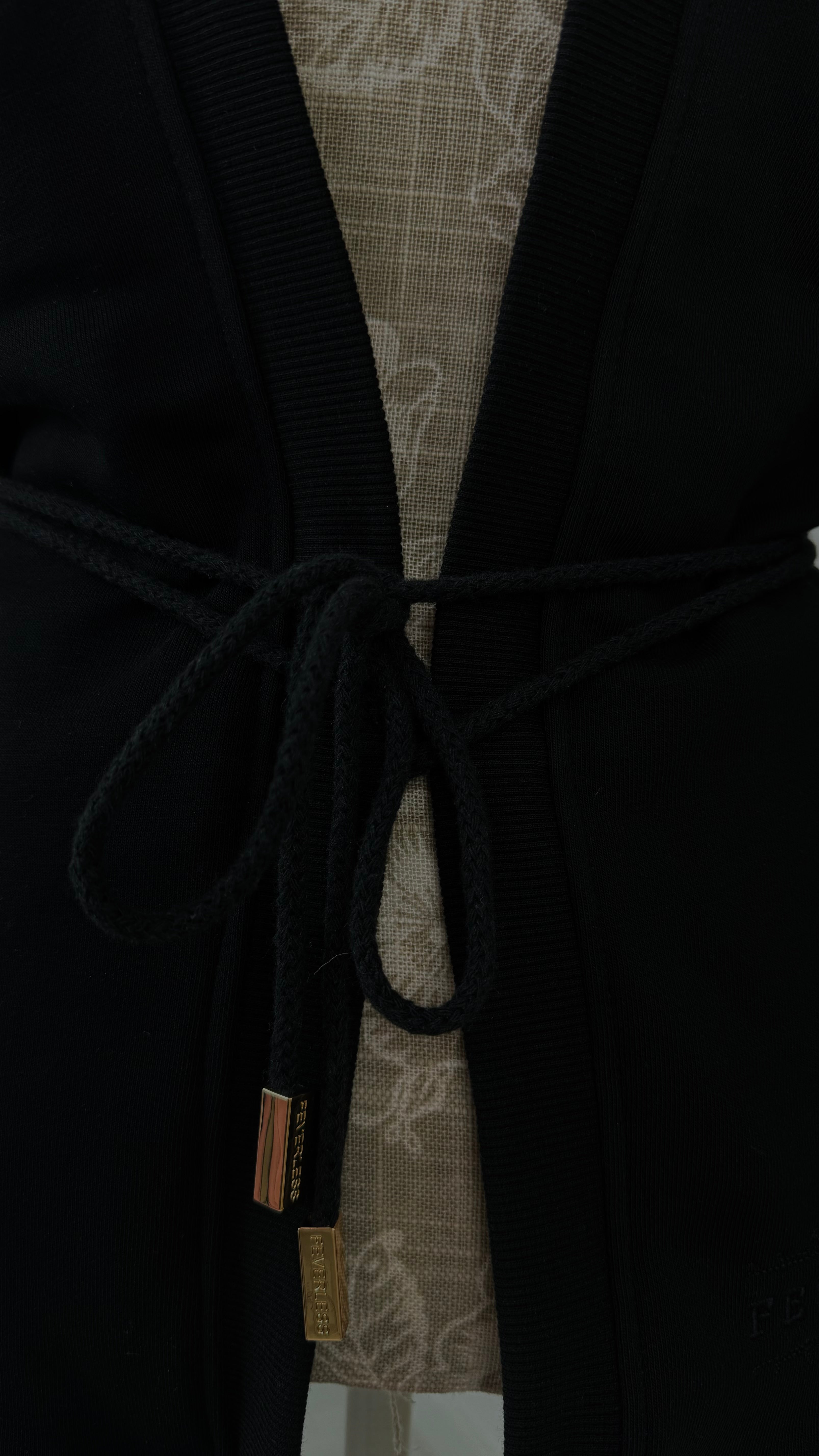"Eria 500" CRYSTALS Backless Black Blouse "Eria 500" CRYSTALS Backless Black Blouse