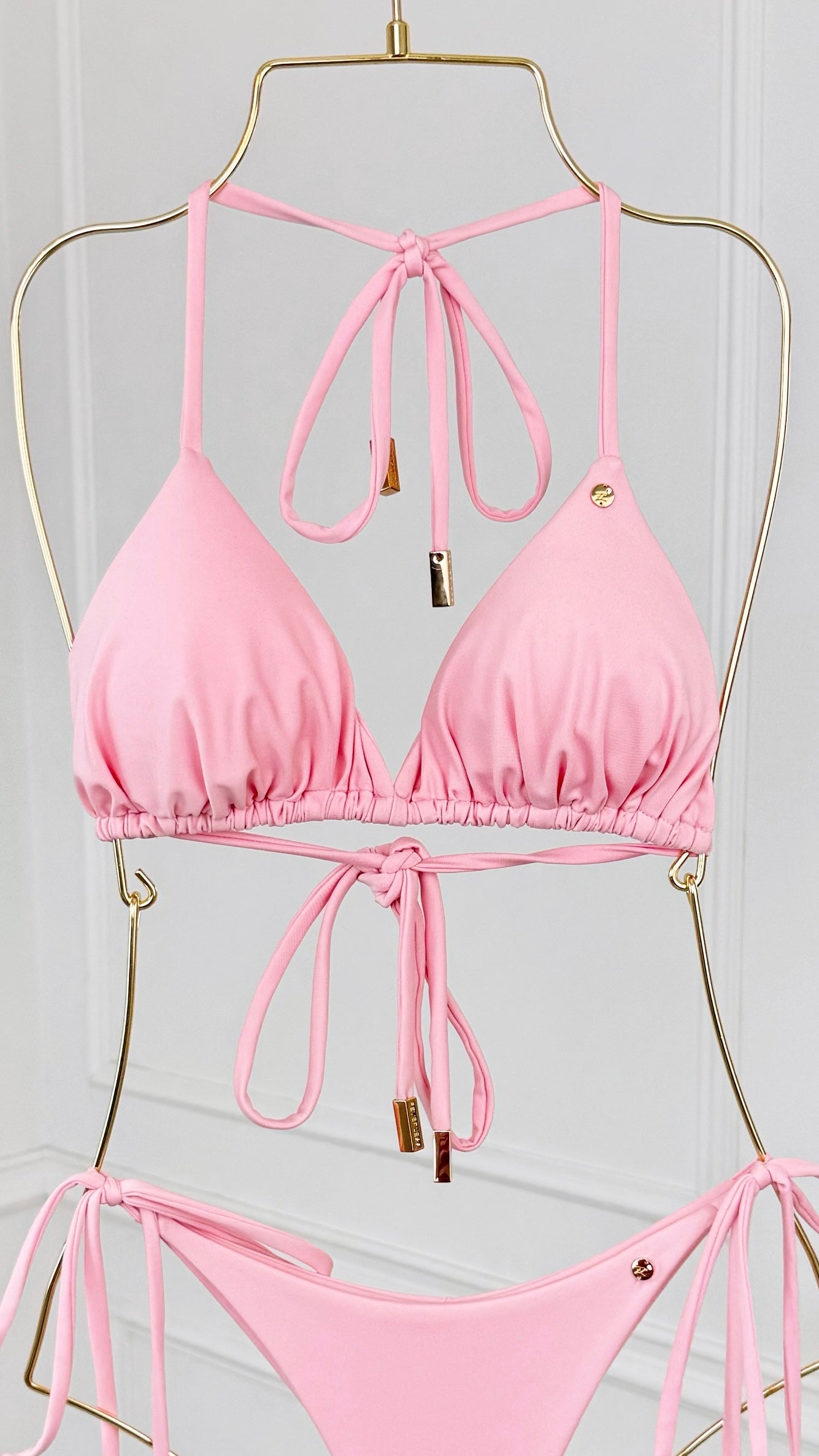 Sujetador de baño triangular "Baby Doll" Rosa Rubor Sujetador de baño triangular "Baby Doll" Rosa Rubor