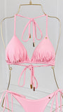 Sujetador de baño triangular "Baby Doll" Rosa Rubor Sujetador de baño triangular "Baby Doll" Rosa Rubor