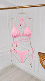 Sujetador de baño triangular "Baby Doll" Rosa Rubor Sujetador de baño triangular "Baby Doll" Rosa Rubor