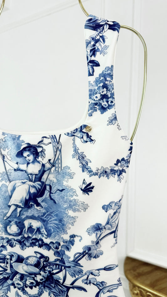 Shaping Elastic Bodysuit "Hera" Lovely Ink