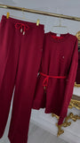 Blusa "Eria 330" con espalda descubierta WINE Blusa "Eria 330" con espalda descubierta WINE