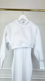 SET 2 Cropped Blouse + Rochie din Rib SCURTĂ - 4 VARIAȚII de CULORI SET 2 Cropped Blouse + Rochie din Rib SCURTĂ - 4 VARIAȚII de CULORI