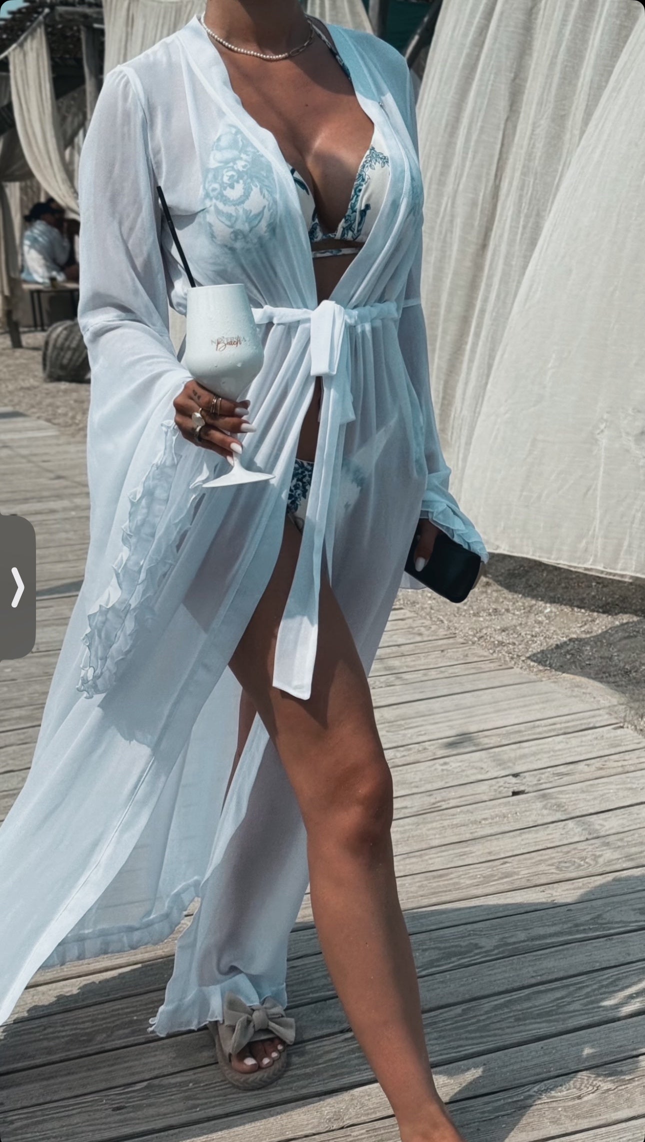 Triangle Bikini "Lovely Ink" with Detachable Cups Triangle Bikini "Lovely Ink" with Detachable Cups