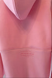 Hanorac NEDECUPAT " Blush " cu spatele, cu mâneci clopot - BABY PINK Hanorac NEDECUPAT " Blush " cu spatele, cu mâneci clopot - BABY PINK