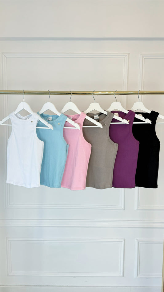 TOP Rib "Blush" - MAGENTA