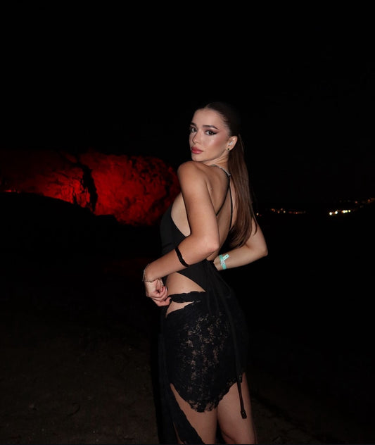 Jednodílné plavky/Body "Venus" ČERNÉ