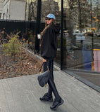 Hanorac  " Blush " cu spatele gol și mâneci clopot NEGRU Hanorac  " Blush " cu spatele gol și mâneci clopot NEGRU