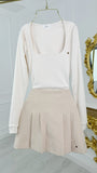 Elastic Shaping Bodysuit "Hera" with Long Sleeves CREAM Elastic Shaping Bodysuit "Hera" with Long Sleeves CREAM