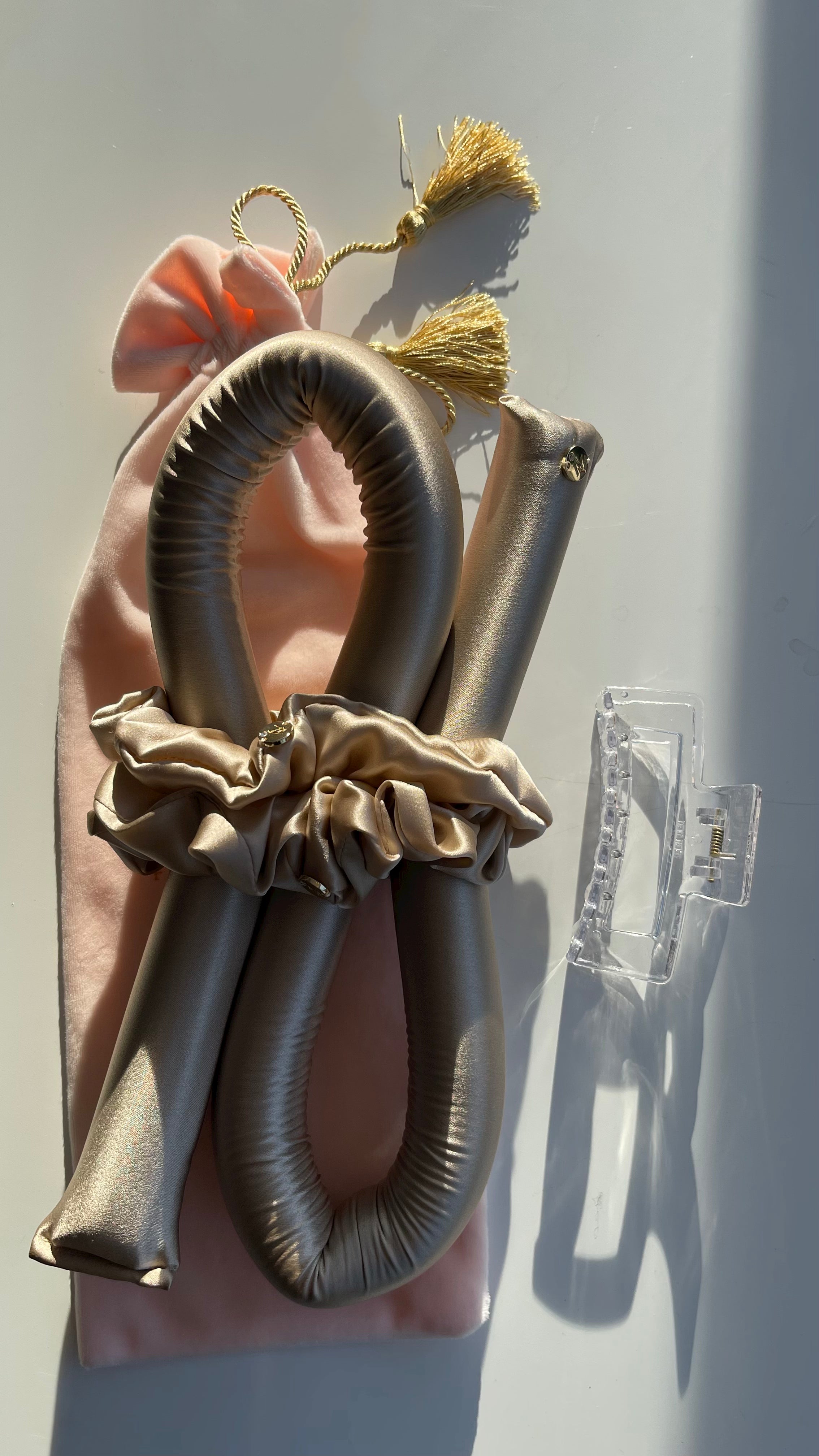 Rizador STANDARD sin Calor con elásticos de Seda Natural SKIN Rizador STANDARD sin Calor con elásticos de Seda Natural SKIN