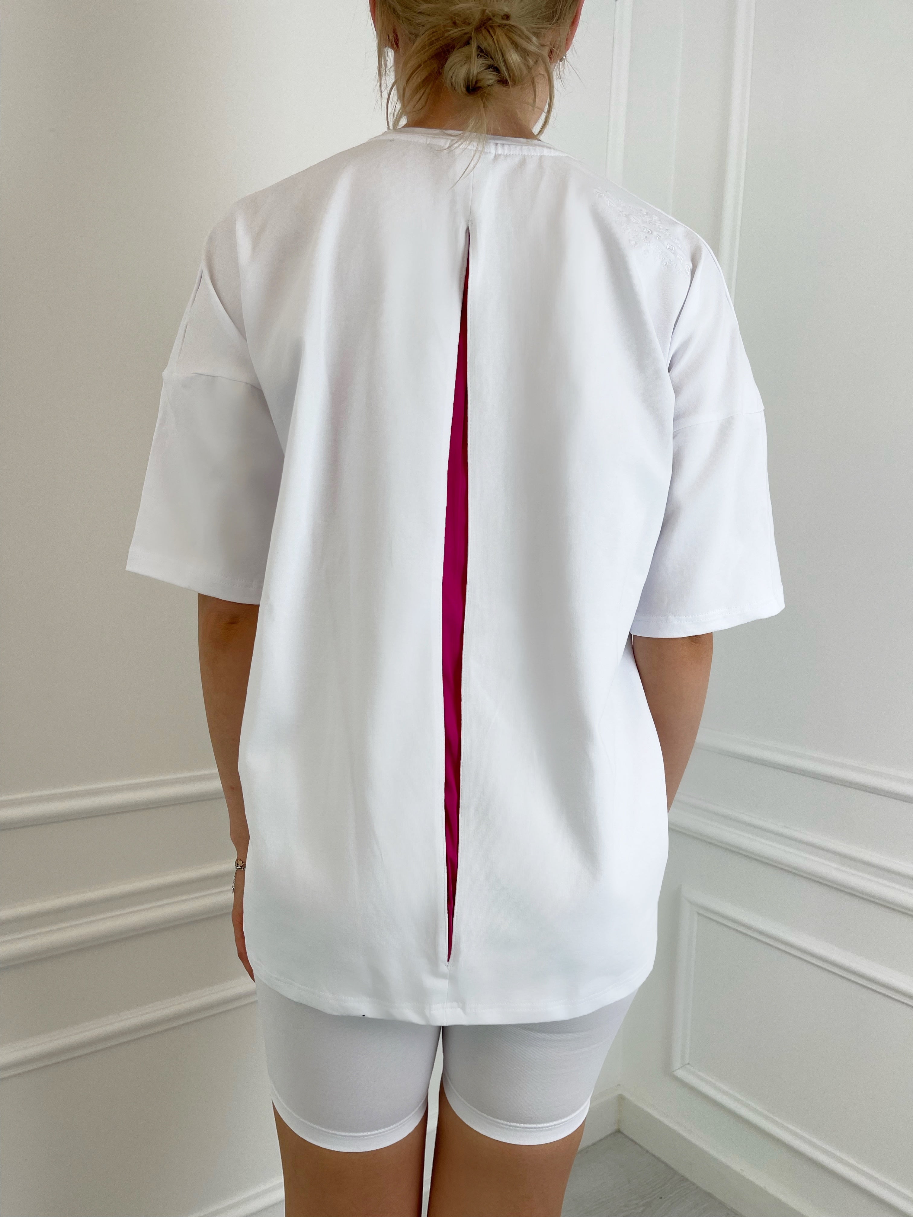 Camiseta Oversize "Split" Blanca Camiseta Oversize "Split" Blanca
