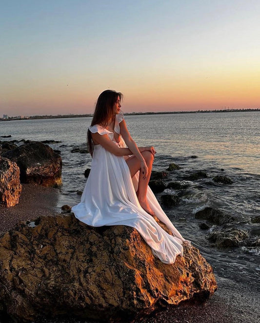 Cárdigan "Diosa" BLANCO