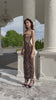 Vestido LARGO " Luvia " elástico Animal Print Vestido LARGO " Luvia " elástico Animal Print