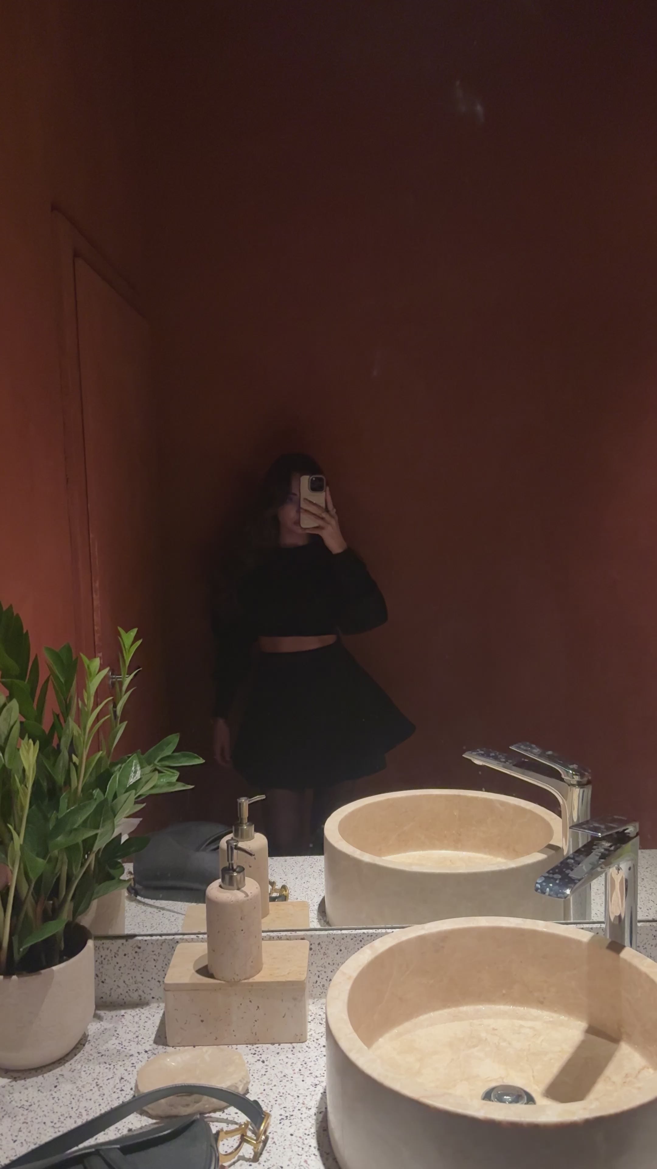 2-Piece Set Blouse "Blush" Cropped + Semi-Flared Skirt BLACK. 2-Piece Set Blouse "Blush" Cropped + Semi-Flared Skirt BLACK.
