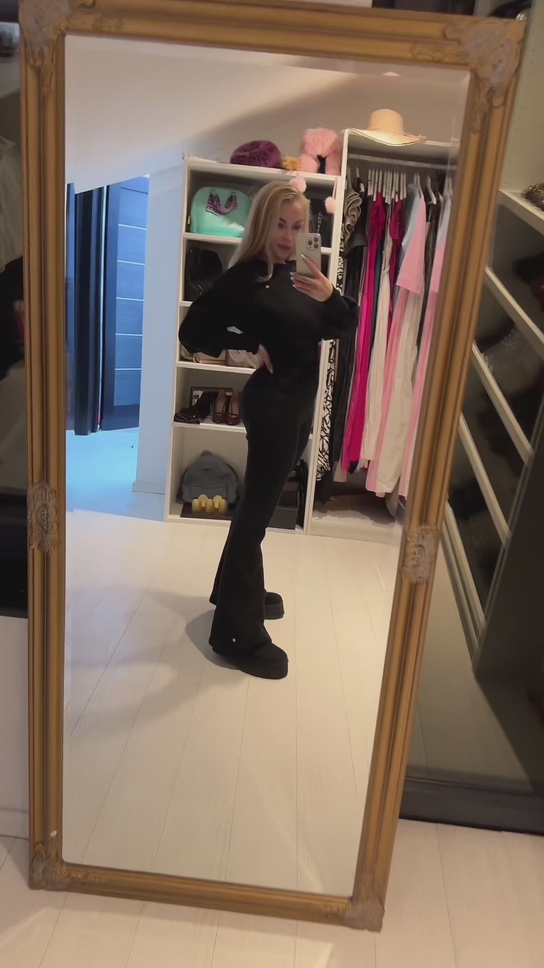 Blush Flared Pants - BLACK Blush Flared Pants - BLACK