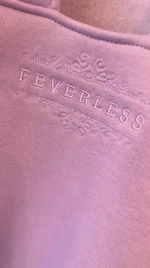 "Blush" Hoodie with Open Back and Bell Sleeves PURPLE "Blush" Hoodie with Open Back and Bell Sleeves PURPLE