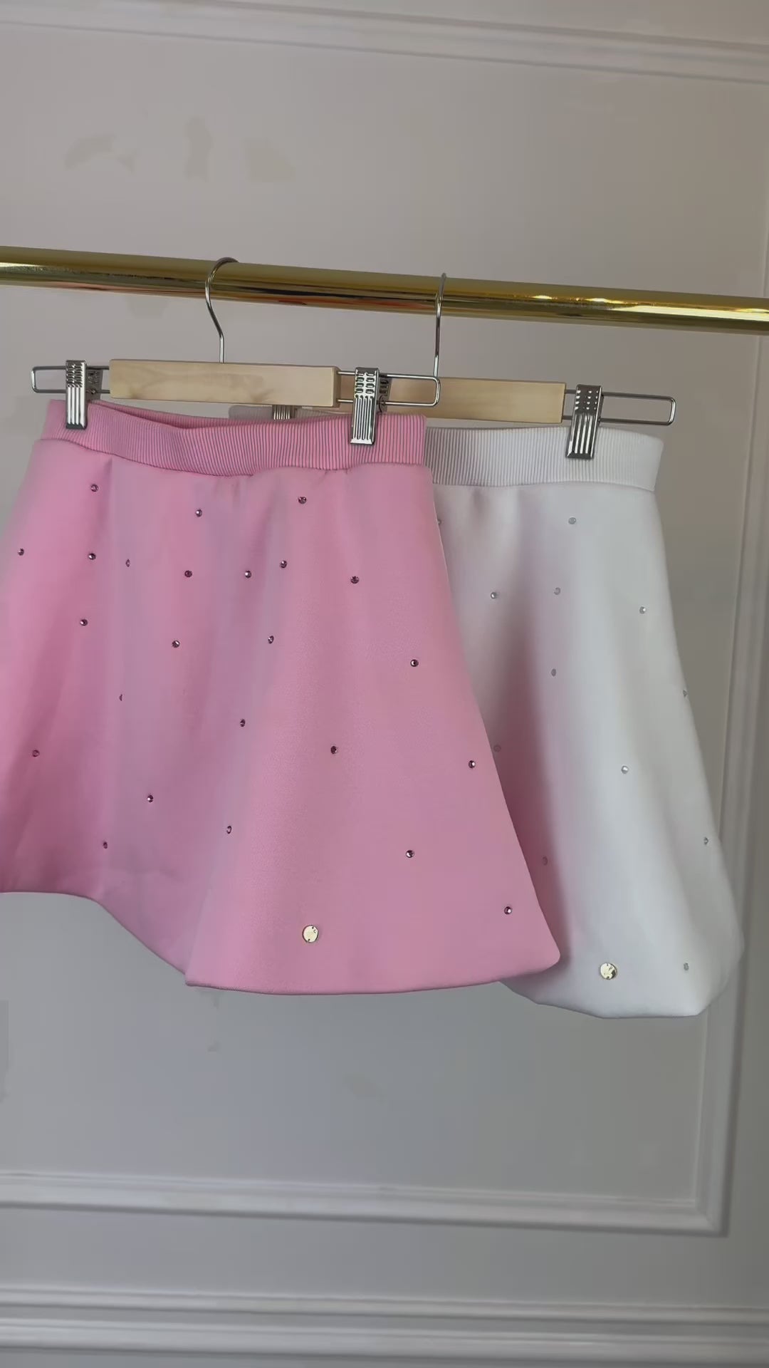 "Blush" Doll skirt with CRYSTALS - 4 VARIATIONS OF COLORS "Blush" Doll skirt with CRYSTALS - 4 VARIATIONS OF COLORS