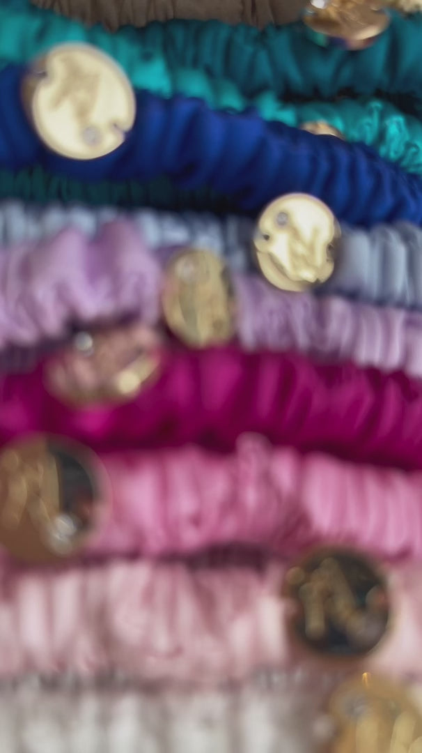 5 Small Natural Silk Elastics - 1 cm 5 Small Natural Silk Elastics - 1 cm
