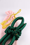 XXS Size Silk Heatless Curler with SILK Scrunchies Emerald Green XXS Size Silk Heatless Curler with SILK Scrunchies Emerald Green