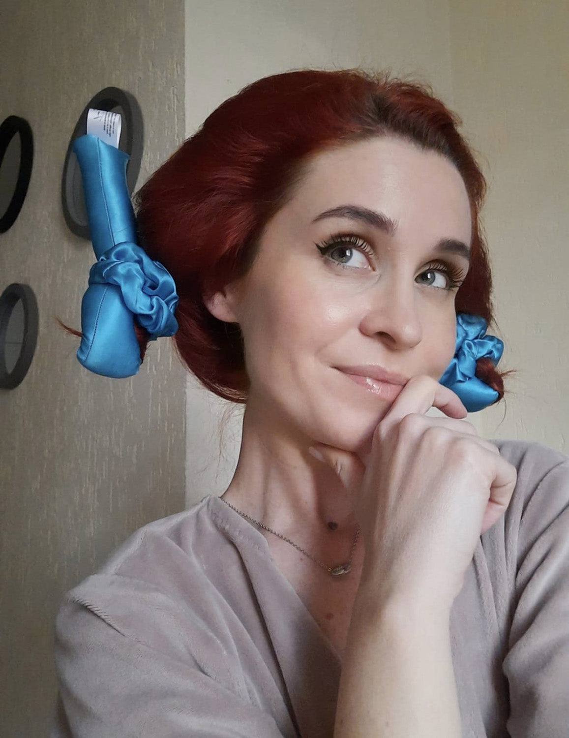 Ondulator STANDARD fără Căldură cu elastice din Mătase Naturală Lavandă Ondulator STANDARD fără Căldură cu elastice din Mătase Naturală Lavandă