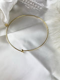 Chocker Auriu Fix la baza gâtului by Shirley Navone placat cu aur galben Chocker Auriu Fix la baza gâtului by Shirley Navone placat cu aur galben