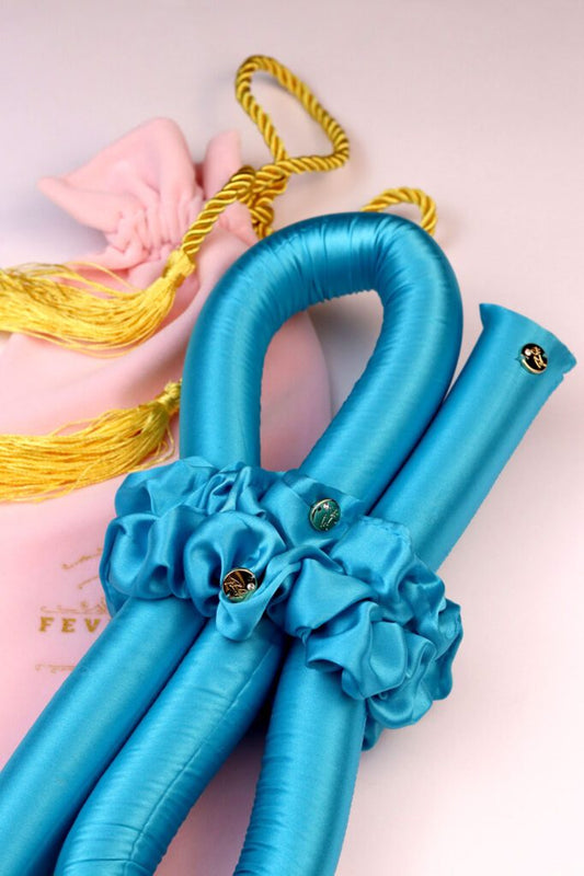 STANDARD Size Silk Heatless Curler with SILK Scrunchies Maldive