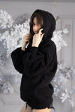 Sudadera "Blush" CRYSTALS con espalda abierta y mangas acampanadas NEGRO Sudadera "Blush" CRYSTALS con espalda abierta y mangas acampanadas NEGRO