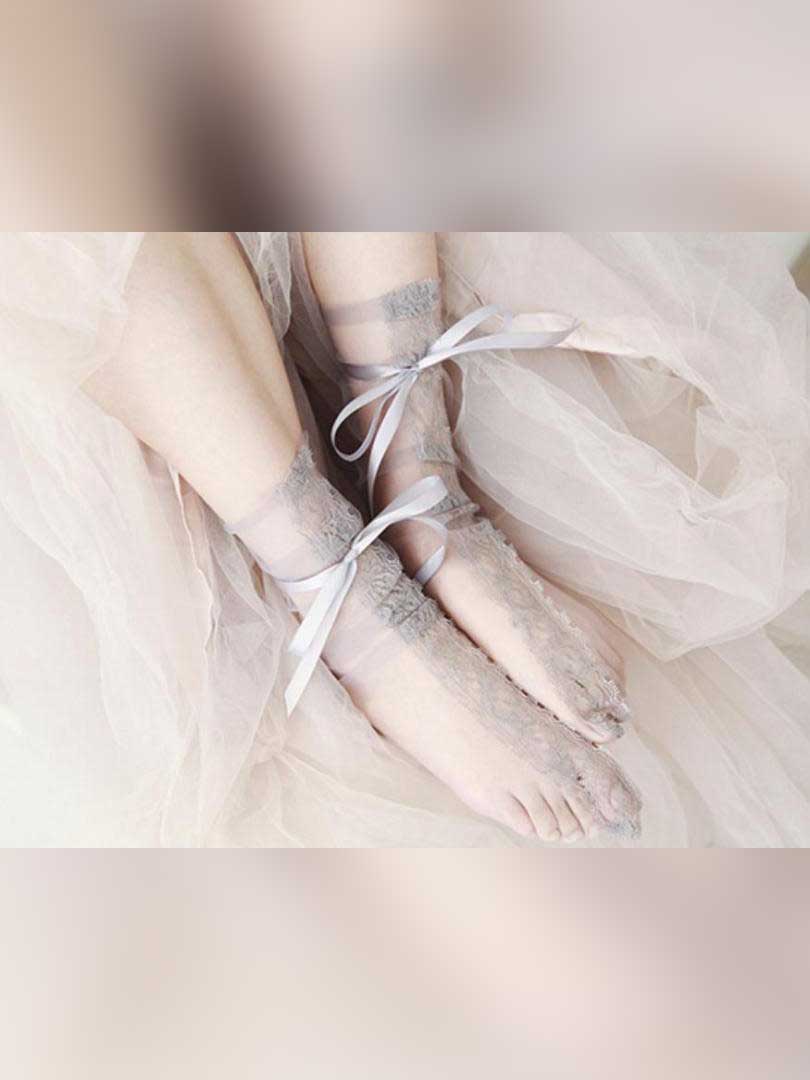 Socks with lace Socks with lace