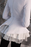 White W. Shirt + White Blouse Set White W. Shirt + White Blouse Set