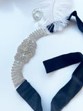 Chocker Cinderella la baza gâtului cu cristale și catifea by Shirley Navone Chocker Cinderella la baza gâtului cu cristale și catifea by Shirley Navone