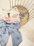 Hair Bow made from Natural Silk in various colors. Hair Bow made from Natural Silk in various colors.
