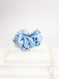 1 Medium Mulberry Natural Silk Scrunchie 1 Medium Mulberry Natural Silk Scrunchie