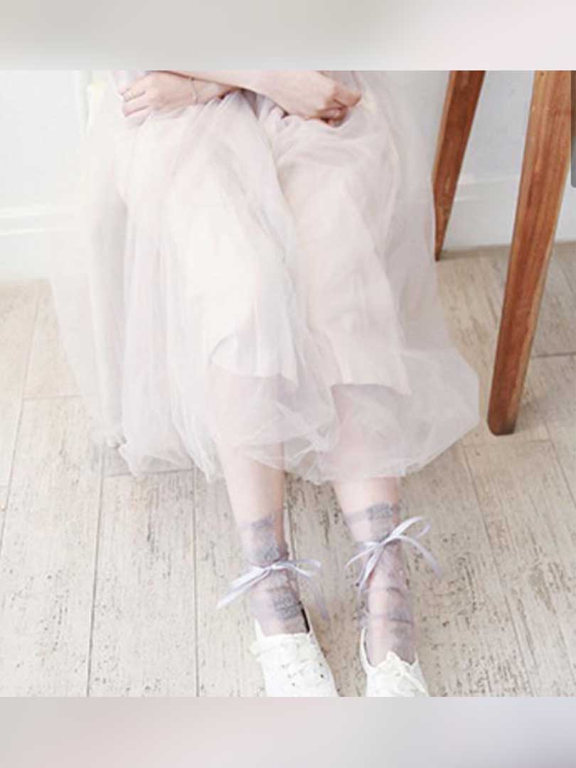 Socks with lace Socks with lace