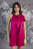 OUTLET Rochie tafta scurtă A line Fucsia OUTLET Rochie tafta scurtă A line Fucsia
