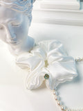 1 Large Mulberry Natural Silk Scrunchie in various colors. 1 Large Mulberry Natural Silk Scrunchie in various colors.