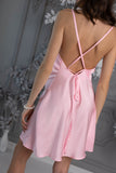 Rochie Satin Wave Baby Pink Rochie Satin Wave Baby Pink