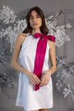 OUTLET Rochie tafta scurtă A line Alb OUTLET Rochie tafta scurtă A line Alb