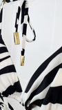 Sutien de baie triunghi "Zebra " cupe detașabile