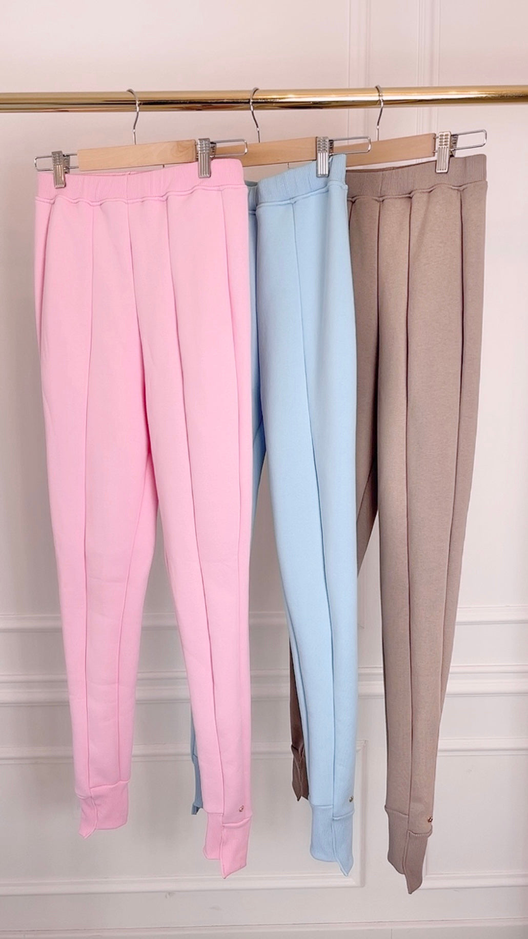 Pantaloni  "Blush" tip PANĂ - Baby Blue