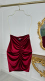 SHORT elastic skirt "Athena" Velvet