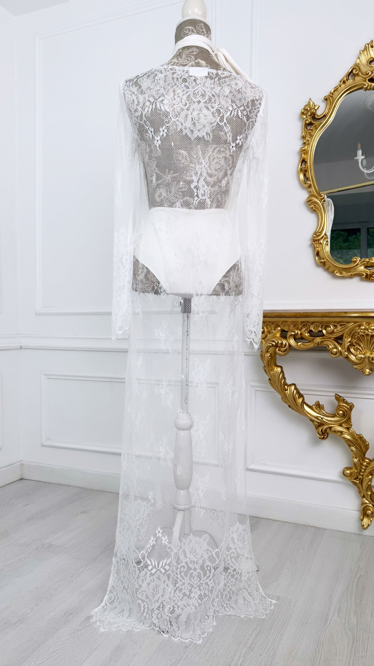Costum de baie/Body CRISTALE întreg "Gaia" MILK