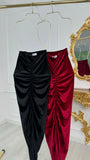 LONG elastic skirt "Athena" Velvet