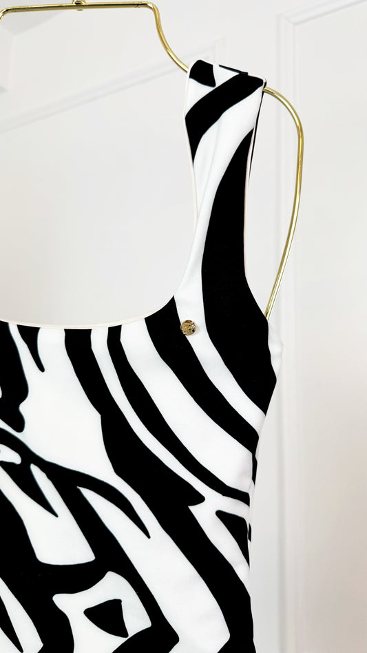 Elastic Shaping Bodysuit "Hera" Zebra