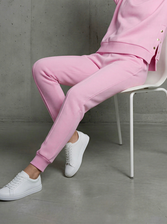 Pantaloni  "Blush" tip PANĂ - Baby Pink
