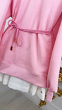 Blusa "Eria" con Espalda Descubierta Baby Pink