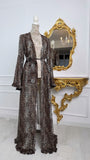 Cardigan Voal " Fantasia " Animal Print