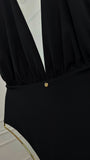 Costum de baie/Body întreg "Gaia" NEGRU