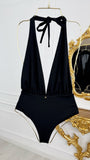 Costum de baie/Body întreg "Gaia" NEGRU
