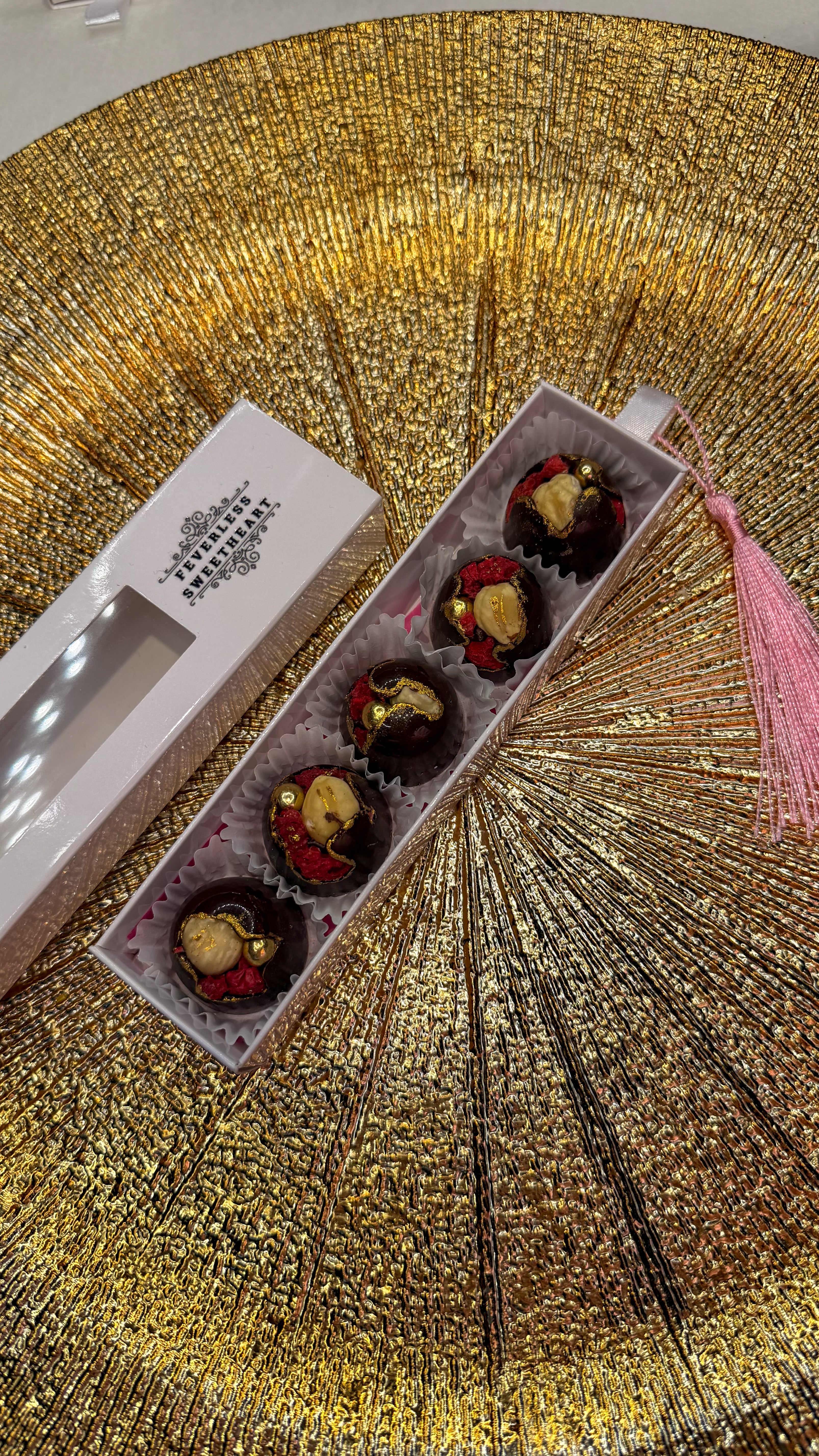 Cutie cu 1 Sertar 5 Praline Ciocolatǎ Belgiană