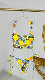 Bustier Elástico "Hera" Amalfi Limones